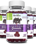 Herbion Elderberry Gummies With Vitamin C & Zinc Healthy Immune System Support Gluten & Gelatin 60 Gummies For Adults & Children 4 Years & Above Made In Usa Pack Of 4