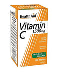 HealthAid Vitamin C 1500mg - Prolong Release - 100 Vegan Tablets