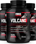 Force Factor Volcano Pre Workout Nitric Oxide Booster Supplement For Men With Creatine And Lcitrulline To Help Boost Nitric Oxide Energy Build Muscle & Improve Blood Flow 120 Count(Pack Of 3)