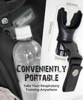 Bodyssey Breathing Enhancer | Premium Silicone Trainer | Boost Breathing Efficiency | Adjustable Resistance Levels | Compact Portable And Easy To Maintain