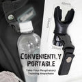 Bodyssey Breathing Enhancer | Premium Silicone Trainer | Boost Breathing Efficiency | Adjustable Resistance Levels | Compact Portable And Easy To Maintain