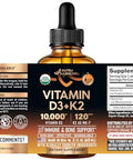 Nutraharmony Organic Vitamin B12 & Organic Vitamin D3 K2 Drops