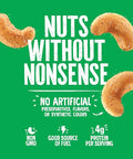 Emerald Nuts Salt and Pepper Seasoned Cashews (1Pack) 5 Oz Resealable Bag Kosher Certified NonGMO Contains No Artificial Preservatives Flavors or Synthetic Colors