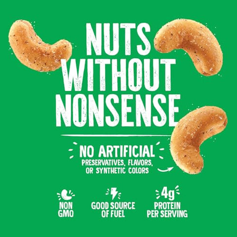 Emerald Nuts Salt and Pepper Seasoned Cashews (1Pack) 5 Oz Resealable Bag Kosher Certified NonGMO Contains No Artificial Preservatives Flavors or Synthetic Colors