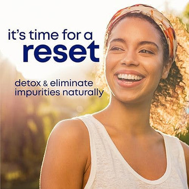 her own Cleanse Gentle Detox Supports Healthy Gut Ocean Algae Cleanse Prebiotic Probiotic Blend Cleansing Herbal Blend Gluten and Soy Free Vega Multicolor