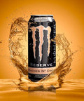 Monster Reserve Peaches N' Cream Energy Drink, 16 fl oz, Pack of 24 Cans