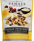 Sahale Snacks Crunchers, Almonds with Cranberries, Sesame Seeds + Honey, 4 oz