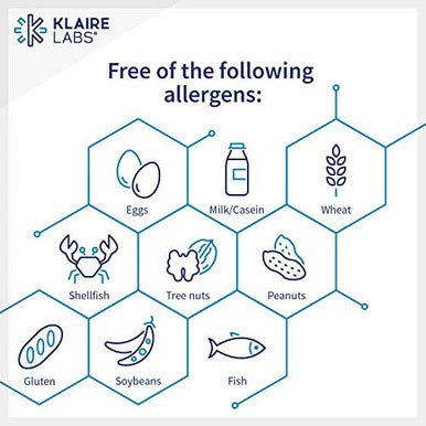 Klaire Labs Multi-Mineral Complex Without Iron - Broad Spectrum & Hypoallergenic Essential Trace Mineral Blend With Copper & Zinc, Iron-(100 Capsules)