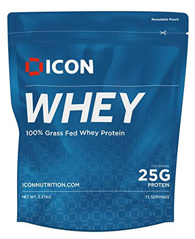 ICON Nutrition 100% Whey Protein 2.27kg Strawberry Milkshake