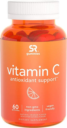 Sports Research Collagen Peptides Powder 16oz Vitamin C Gummies 60ct Bundle