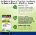 Advanced Strength Pre And Probiotics Supplement With Digestive Enzymes (2 Month Supply) Plus Elderberry With Zinc And Vitamin C For Adults Immune Support (2 Month Supply)