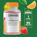 Lifeable Turmeric Curcumin Kids + Zinc 25Mg Kids Gummies Bundle Great Tasting Vitamin Supplement Gluten Gmo Chewable Gummy