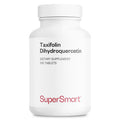 Supersmart Taxifolin 60 mg Per Day Dihydroquercetin Extract from Siberian Larch for Vascular Protection Antioxidant Russian NonGMO Gluten Free 100 Tablets