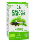 Qi Organic Green Tea & Matcha 20 Bags