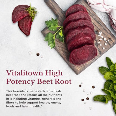 Vitalitown vitaminD3+K2 90 Softgels Organic Beet Root 60 Capsules 1300mg