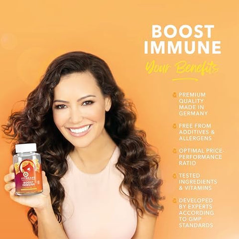 IvyBears Radiant Glow and Immune Gummies Vibrant Skin with VERISOL and Hyaluronic Acid + Daily Immunity with Vitamin C and Zinc Vegan 2Pack