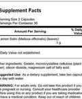 Swanson Full Spectrum Lemon Balm Relaxation Sleep Support 500 Milligrams 60 Capsules (4 Pack)