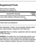 Swanson Full Spectrum Lemon Balm Relaxation Sleep Support 500 Milligrams 60 Capsules