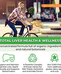 Forestleaf Liver Cleanse Detox & Repair - Fatty Liver Repair Detox Complex Supplement W/Choline Zinc Milk Thistle Dandelion Root Turmeric Burdock Artichoke - Liver Support Supplement 60 Caps