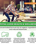 Forestleaf Liver Cleanse Detox & Repair - Fatty Liver Repair Detox Complex Supplement W/Choline Zinc Milk Thistle Dandelion Root Turmeric Burdock Artichoke - Liver Support Supplement 60 Caps