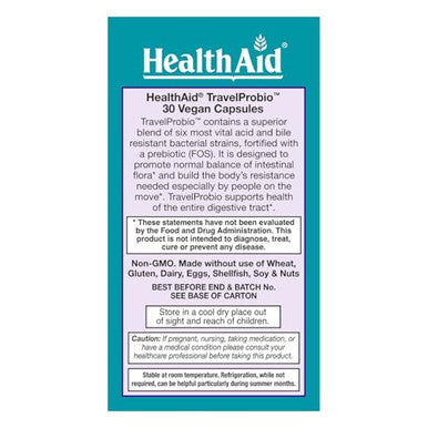 Healthaid Travelprobio 20'billion'cfu Probiotic