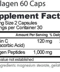 Hydrolyzed Collagen Supplements for Women, Vitamin C - Collagen Pills Support Healthy Skin, Hair, Nails, Bones, Joints, and Immunity, 90 Multi Collagen Peptides Capsules