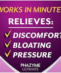 Phazyme Ultimate Gas Bloating Relief Works In Minutes 500 Mg Simethicone Fast Gels 20 Count & Beano Ultra 800 Gas Prevention And Digestive Enzyme Supplement 100 Count