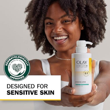 Olay Complete+ Hydrating Lotion Fragrance- 10.1 Fl Oz 3-In-1 Nourishing Face Moisturizer For All Skin Types With Vitamin B3 Vitamin E And Ceramides
