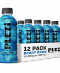 PLEZi Hydration BERRY BOOM Electrolyte Sports Drinks 12 Pack | 2X Electrolytes vs Leading Sports Drink | 560mg Potassium | Zero Added Sugar | Real Fruit Juice | No Artificial Sweeteners