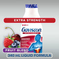 Gaviscon Gaviscon Extra Strength Liquid Fruit Long-Lasting Acid Reflux And Heartburn Relief 340Ml 1 Count