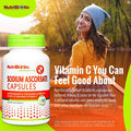 NutriBiotic Sodium Ascorbate Buffered Vitamin C Capsules Vegan NonAcidic and Easier on Digestion Than Ascorbic Acid Essential Immune Support and Antioxidant Supplement Gluten and GMO 100 Ct