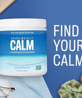 Natural Vitality CALM Magnesium Supplement Drink Mix Plus Calcium AntiStress Drink Mix Powder With Calcium Vegetarian and NonGMO Raspberry Lemon 8 oz