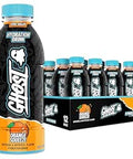 GHOST Hydration Drink, Zero Sugar, 12 Pack, Orange Squeeze - 16.9 Fl Oz | RTD Sports Drink with Electrolytes, Natural Vitamins & Minerals - All Day Hydration Beverage - Zero Caffeine & Zero Sugars