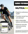 Nutrabio Taurine Powder 500G Pure Free-Form L-Taurine Amino Acid Supplement Supports Cellular Health Energy And Wellness Non-Gmo Usp Grade