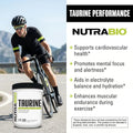 Nutrabio Taurine Powder 500G Pure Free-Form L-Taurine Amino Acid Supplement Supports Cellular Health Energy And Wellness Non-Gmo Usp Grade