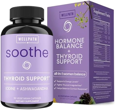 Wellpath Bundle Of Soothe Thyroid Support & Hormone Balance For Women + Vital Liquid Liposomal Curcumin Drops