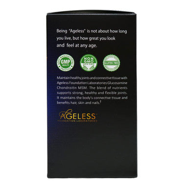 Ageless Ultra Flex Gold Joint Health Glucosamine & Chondroitin with MSM120 Table 60 Servingsts