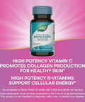 NatureS Way Extra Strength Biotin Forte Supports Healthy Hair Skin and Nails 5000 Mcg Per Serving High Potency BVitamins Vitamin C 60 Vegan Tablets (Packaging May Vary)