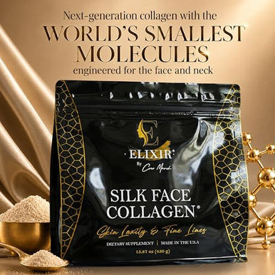 Elixir By Coco March Silk Face Collagen 1587 Oz 14G