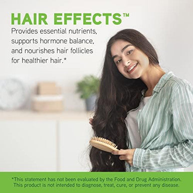 Davinci Labs Hair Effects Dietary Supplement To Support Healthy Hair Growth And Skin With Biotin Zinc Copper Saw Palmetto And Grape Seed Extract Gluten 90 Vegetarian Capsules