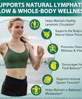 Echoes Of The Spring Lymphatic Drainage Supplements 4275Mg Lymph System Support Supplement For Women & Men Daily Wellness Support 21-In-1 Herbal Blend With Echinacea Dandelion Burdock Turmeric & More 240 Softgels