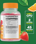 Lifeable Turmeric Curcumin + Probiotic 2 Billion Cfu Gummies Bundle Great Tasting Vitamin Supplement Gluten Gmo Chewable Gummy