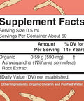 Maryruth'S Maryruth Organics Ashwagandha Root Usda Organic Ashwagandha Liquid Drops Stress Relief Natural Calm Relaxation And Mood Support Supplement Adaptogenic Nervine Vegan Non-Gmo 60 Servings