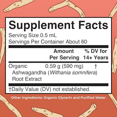 Maryruth'S Maryruth Organics Ashwagandha Root Usda Organic Ashwagandha Liquid Drops Stress Relief Natural Calm Relaxation And Mood Support Supplement Adaptogenic Nervine Vegan Non-Gmo 60 Servings