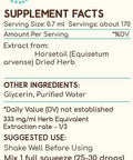 Horsetail B120 (2pcs) Alcohol-Free Herbal Extract Tincture, Concentrated Liquid Drops Natural Horsetail (Equisetum arvense) Dried Herb (2x4 fl oz)