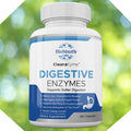 Bioyouth Labs Natural Digestive Enzymes & Probiotic Supplement for Adults 180 Capsules - Nutritious Blend of Digestive Enzymes & Advantage Probiotic for Digestion & Digestive Health.