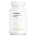 Supersmart LOptiZinc 30 mg Per Day Zinc Antioxidant Supplement Support Healthy Respiratory System NonGMO Gluten Free 120 Tablets