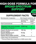 VitaRaw Organic Irish Sea Moss Capsules 2400 mg Burdock Root and Bladderwrack Powder Real Seamoss Pills for Immune Support Joint and Gut Health Help Raw Sea Moss Advanced Herbal Supplement