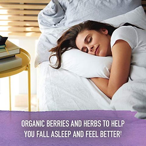 Garden Of Life Organics Elderberry Zinc Immune Support For Adults And Kids 12 And Older With Vitamin C - Organic Elderberry & Sleep Immune Syrup Liquid With Sleep Herbs No Added Sugars 6.59 Fl Oz