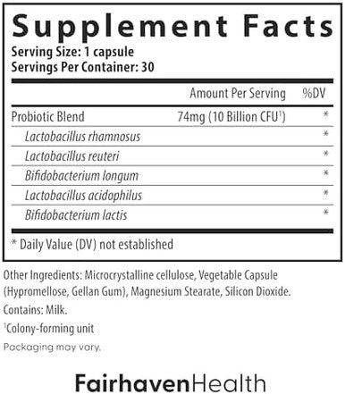 Fairhaven Health Isofresh Vaginal Probiotics For Womensupports Healthy Ph Balance And Vaginal OdorOne Per Daylactobacillus Blendgluten Supplement30 Capsules